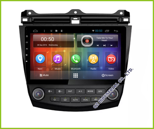 Android 6.0 Car DVD GPS For Honda Accord 7 2003 2004 2005 2006 2007 3G 4G Wifi Bluetooth maps Rear Camera