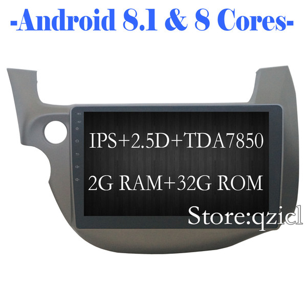 IPS Screen 2.5D 2G 32G Android 8.1.0 Car DVD Player forfor Honda Fit/Jazz 2006-2013 Car Radio RDS GPS