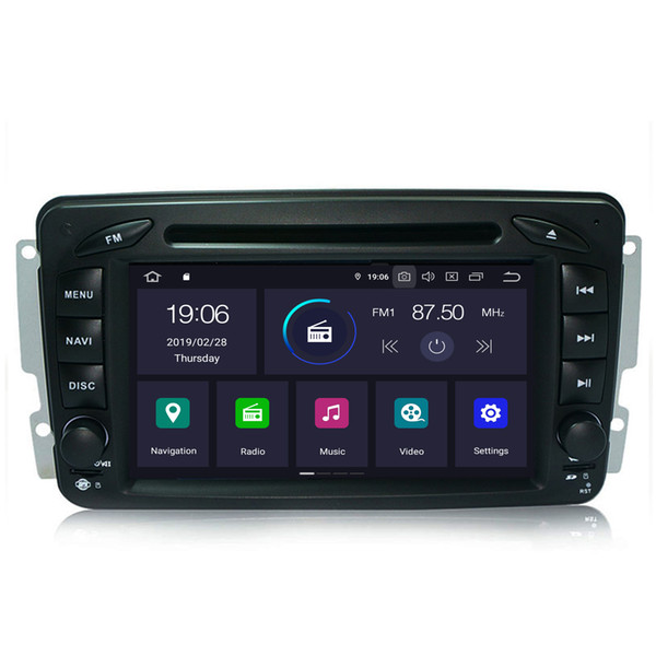 COIKA Quad-Core Android 9.0 System Car DVD Player Head Unit For Benz W203 S203 C180 C230 C32 C55 W209 C208 CLK240 CLK270 W163 W168 A140 A160