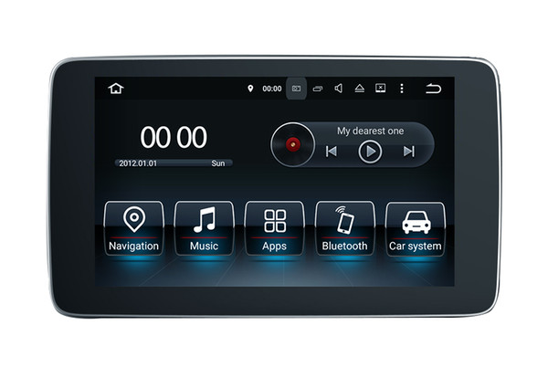 9.0 inch Android 7.1 Quad Core Car DVD Player For Mercedes Benz CLA/GLA/GLE (2014.11-2016)NTG5.0 original with AUX ,Wifi GPS BT Radio