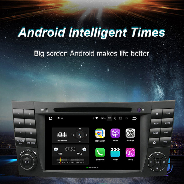 2 Din Android Car DVD GPS Stereo Radio Player for Benz E-Class W211/ CLS W219/G-Class W463 2001-2008 DVD Car Multimedia Player