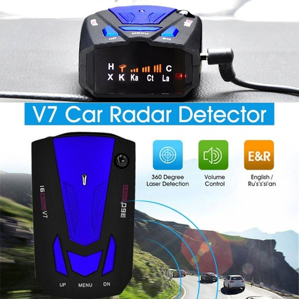 Velocity Radar Vehicle Radar Advanced Car Security Protection Monitor Alarm System V7 LCD Display Universal