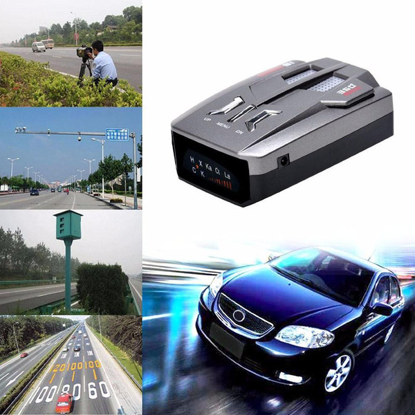 Top Fashion Black New V9 Car Detector 12v Led Display Voice Alert Warning 16 Band Auto 360 Degrees Radar Laser Speed Testing System 30