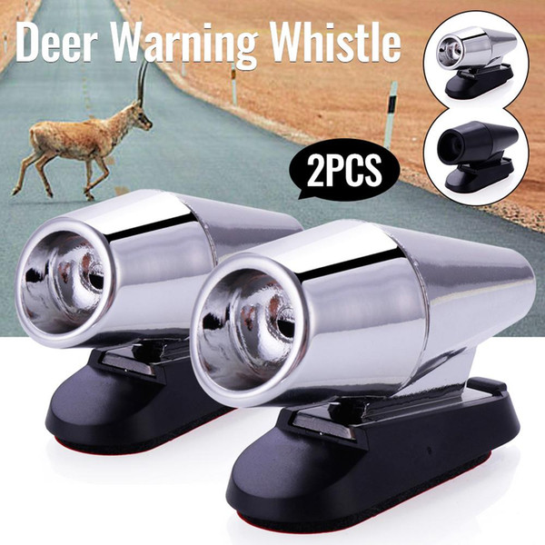 2019 Hot Sale New 2Pcs/pair Ultrasonic Car Deer Animal Alert Warning Whistles Safety Sound Alarm