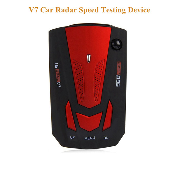 Car 16 Band Voice Alert Warning V7 LCD Display Car Speed Testing System