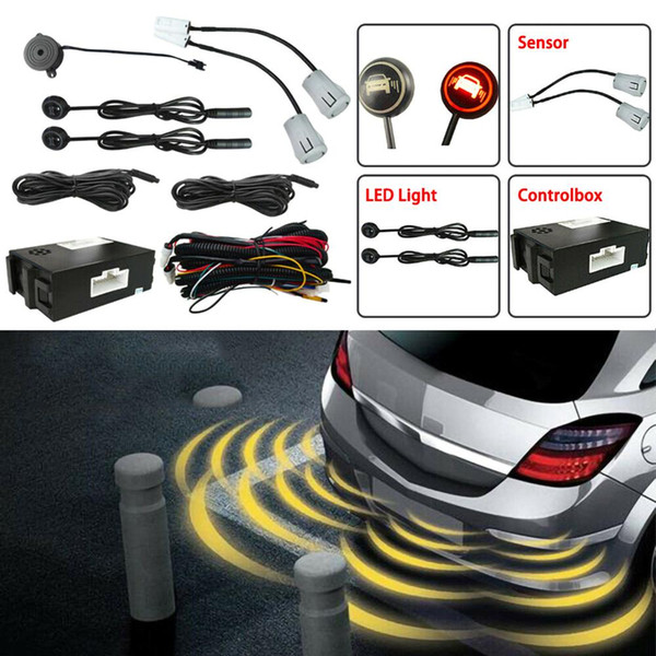 LED Car Blind Spot Area Monitoring Detection System BSD BSA BSM Ultrasonic Sensor Distance Assist Car Driving Security