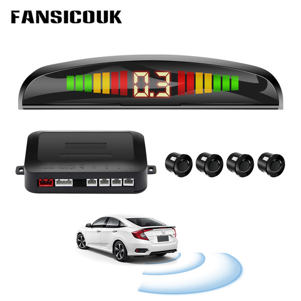 Car Auto Parktronic LED Parking Sensor Reversing Car Parking Radar Monitor Detector System Display With 4/6/8Sensors