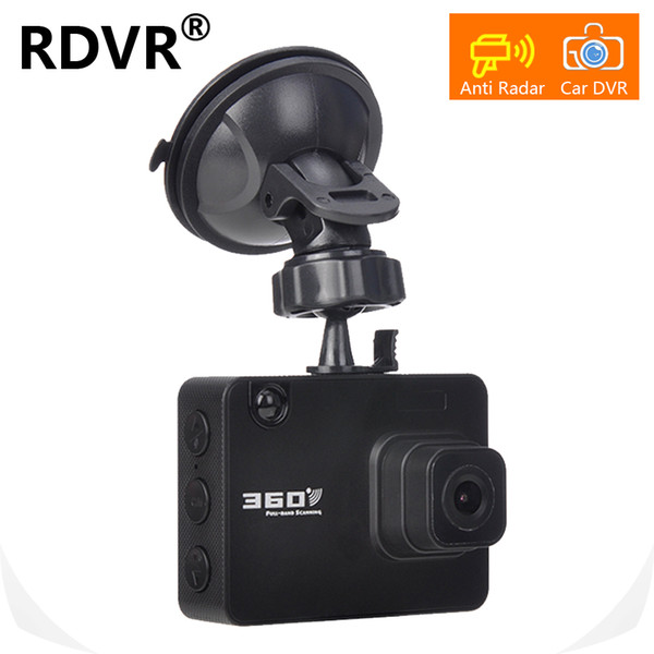 100% 2019 New 2 in 1 Car dash cam dvr antiradar speed car dvr camera Russian And English factory price