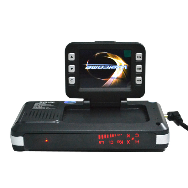 2 In 1 Multi-Function STR8500 Car DVR HD 720P 120 Degree View Angle,English&Russian