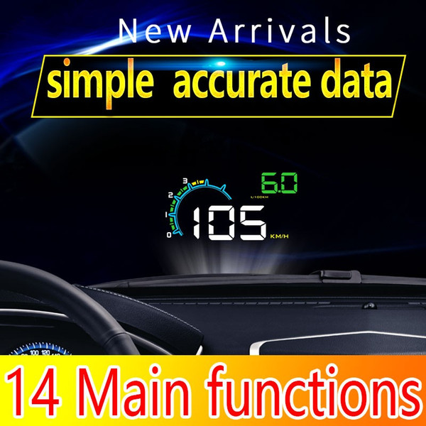 D3000HUD Head-up Display General Purpose For On-board Projector Display car accessories Accesorios de coche Multipurpose