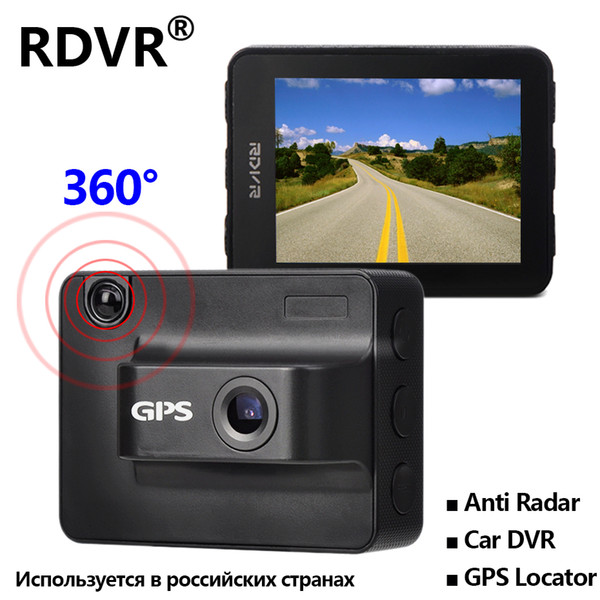 RDVR Smart Car Recorder auto AntiRadar speed control registar with GPS DVR data for Russia,Ukraine,Belarus,etc