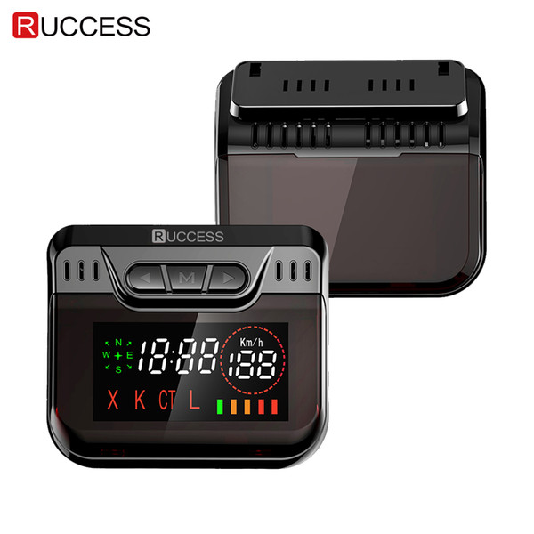 Ruccess Anti with GPS Speed Camera Detector Hidden Design X Ka L CT 2 in 1 Car Detector for Russia
