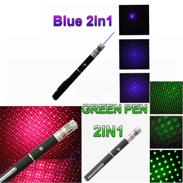 car 200pcs/lot* New 2 in 1 5mW Red 650nm Laser Pointer Pen High Quality Powerful Light Visible Beam with Star Cap Green laser pointe