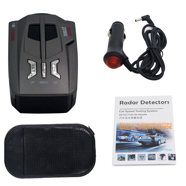 20 pcs V9 Vehicle Radar Detector 360 Degree Car Trucker Speed Voice Alert Warning 16 Band Auto 12V LED Display