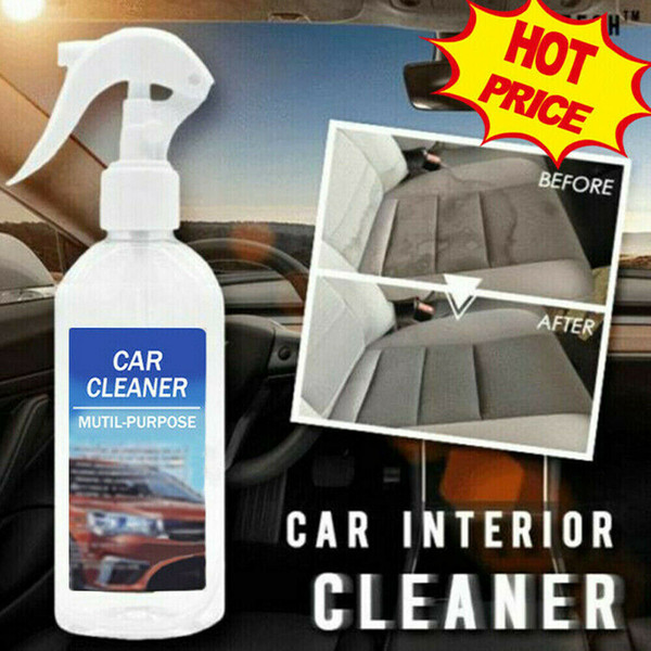 Auto Cleaning Spray Car Interior Detailer Cleaner Surfaces Shines Polish for Dashboard Seat Window Fabric Carpet Dirty Dust Oil Remover