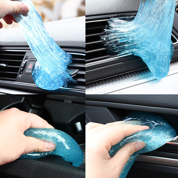 Multifunction Soft Car Sticky Clean Glue Gum Gel Cleaning Auto Interior Outlet Keyboard Dust Cleaner Microfiber Sponge Gel