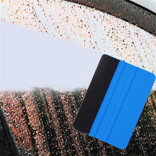 99 x 72mm Blue Portable Felt Edge Squeegee Car Vinyl Wrap Application Tool Scraper Decal Auto Car Cleaning Brush Accessories