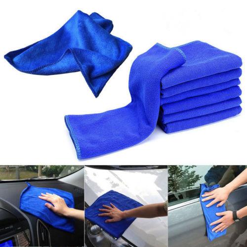 New Microfibre Cleaning Auto Car Detailing Soft Cloths Wash Towel Duster 30x30 Car wash towel