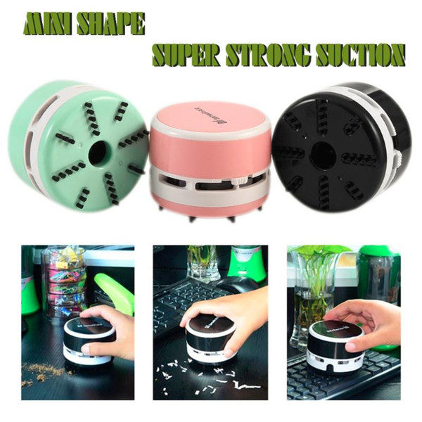 Hot Useful Portable Desktop Car Vacuum Cleaner Small Size Clean Scraps Machine Dust Collector For Notebook Computer Keyboard