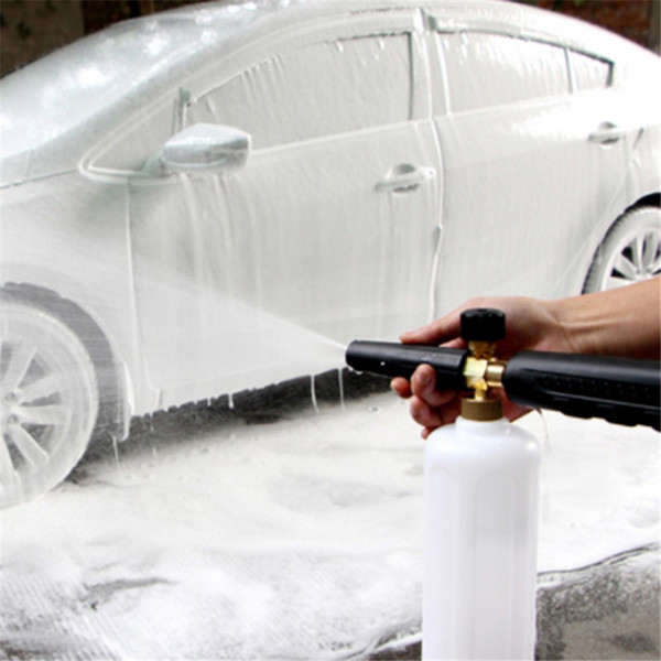 Car Wash Gun High Pressure Foam Pot All Copper Foam Generator Watering Can Water Gun Tool Pump Cleaning Accessory