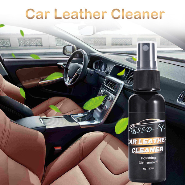 50mL Car Wax Auto Interior Restorer Dashboard Leather Trim Dust Removal Liquid easy to operate safe and non-toxic practical