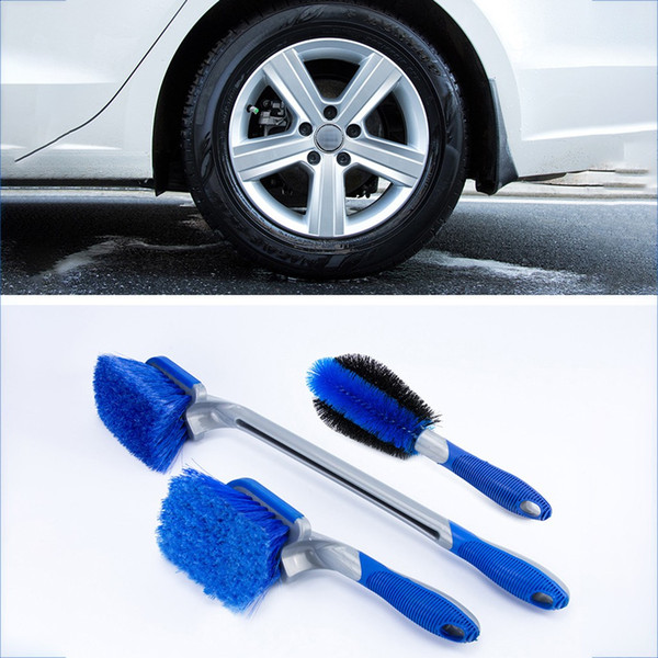 Car Wash Cleaning Brush Kit Cleaning Tire Ring Strong Decontamination Long Handle Auto Detailing Brushes Car Accessories #Ger