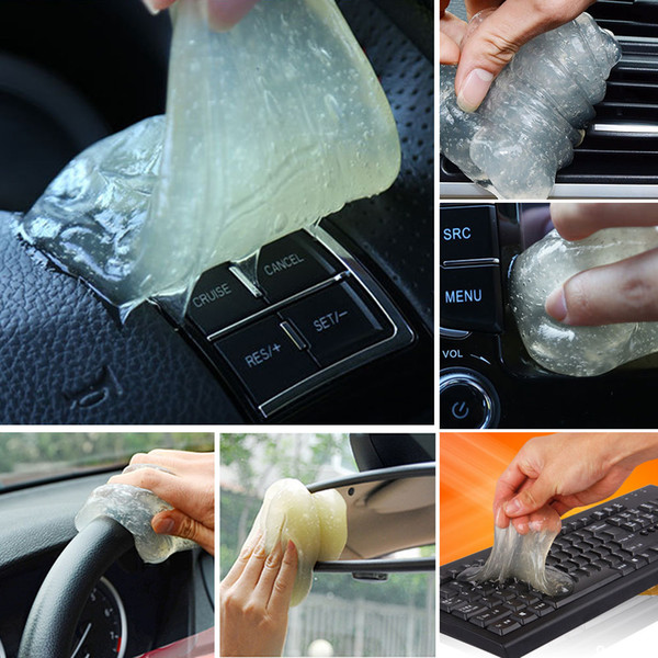 Car Cleaning Glue Car Cleaning Tools Magic Dust Glue Outlet Vent Dashboard Storage Box Mud Tools Cleaner