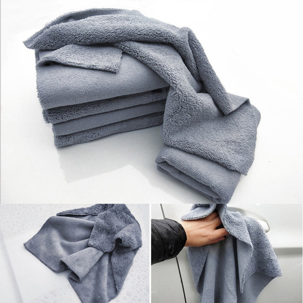 40*40cm 380gsm Edgeless Microfiber Cloth Detailing Cleaning Towel For Car Polishing Finishes Washing Water Absorption