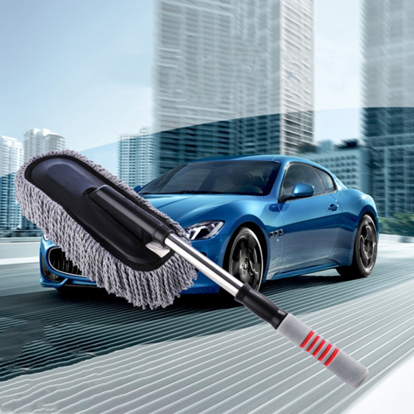 Car Wash Brush Care Mop Adjustable Vehicle Cleaning Window Towel Set Multifunction Cleaner Scrubber Car Accessories