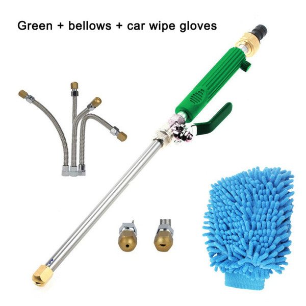 Car High Pressure Washer Water Gun Power Washer Spray Nozzle Water Hose With Long Bent Pole Cleaning Tools