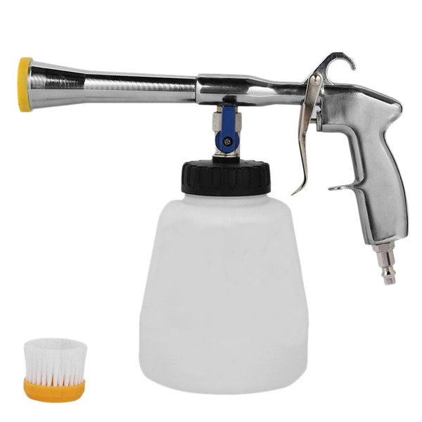 High Pressure Car Wash Water-Gun for Tornador Washer Auto Interior Deep Detailing Cleaning Machine Sprayer-Gun with Brush(Us Con