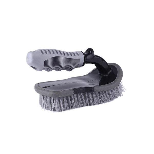 Universal Special Car Steel Ring Wheel Wash Brushes U Type Handheld Brush Car Tire Rim Carpet Dust Dirt Wash Cleaning Scrub Tool