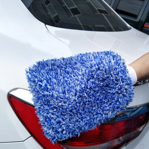 1 Pcs Car Cleaning MiWash Glove Soft Microfiber Easy to Dry Detailing Cloth Towel M8617