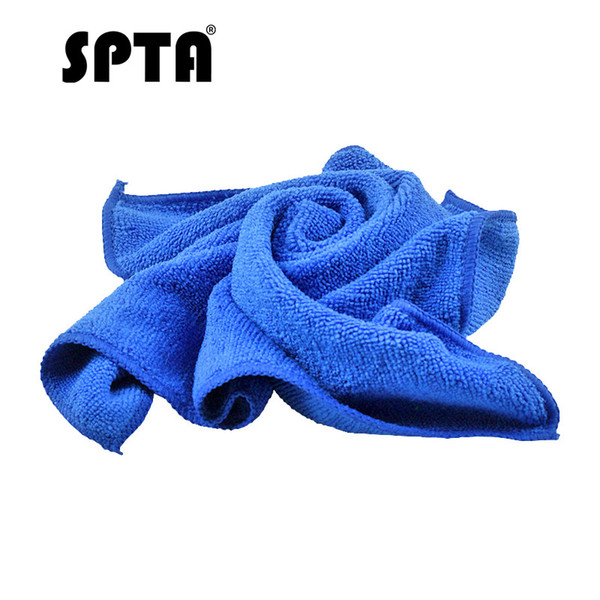 SPTA Soft Squre Absorbent Wash Cloth 40x40 cm Car Care Clean Microfiber Cleaning Hand Towels Durable Multifunction Blue/Green