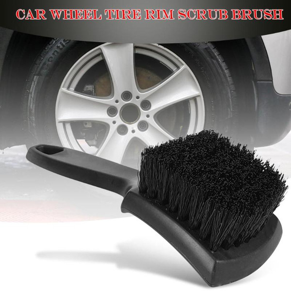 Car Wheel Tire Rim Scrub Brush Auto Detailing Brush Special PP Silk Cleaner and More Thorough Cleaning Tool Accessories