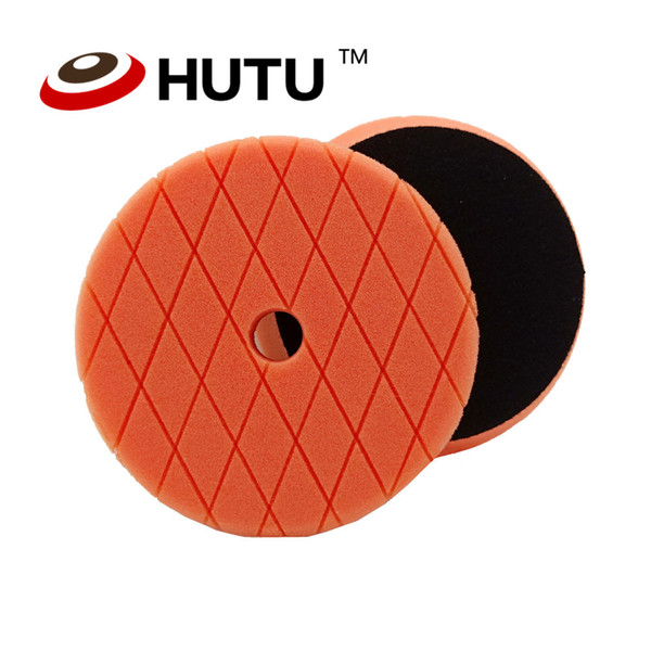 Polishing Pad 6 Inch Diamond Pattern Buffing Pad Waxing Sponge Kit Orange Medium cutting