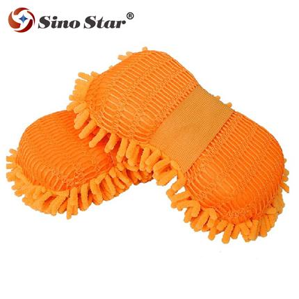 SS-WT8 SIINO STAR 2022microfiber chenille car sponge/microfiber car wash sponge/ microfiber cleaning sponge