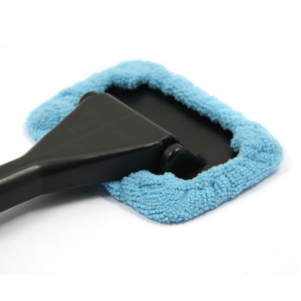 Microfiber Auto Car Window Cleaner Long Handle Wash Brush Windshield Wiper Cloth Clean Tools M8617