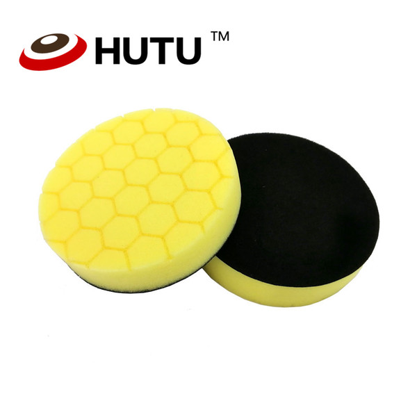 Foam Buffing Pad 125mm Europe sponge foam polish pad for Dual Action & RO car polishier Yellow medium Cutting