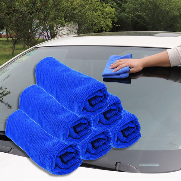 10pcs/set Microfiber Cleaning Towel Multi Functional Absorbent Polyester Washcloths Kitchen Car Washing Towels