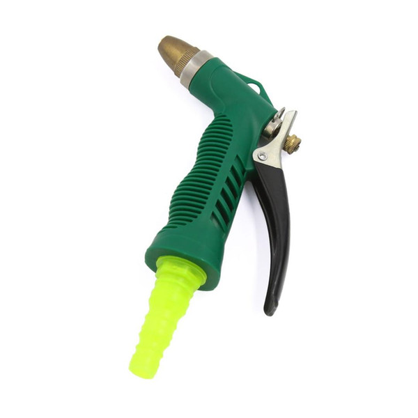 uxcell Green Car Multi-function Pressure Water Washing Hose Nozzle Trigger Spray Gun