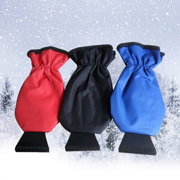 Car Windshield Car Snow Shovel Ice Machine Gloves Winter Warm Gloves Snow Removal Tool With Shovel