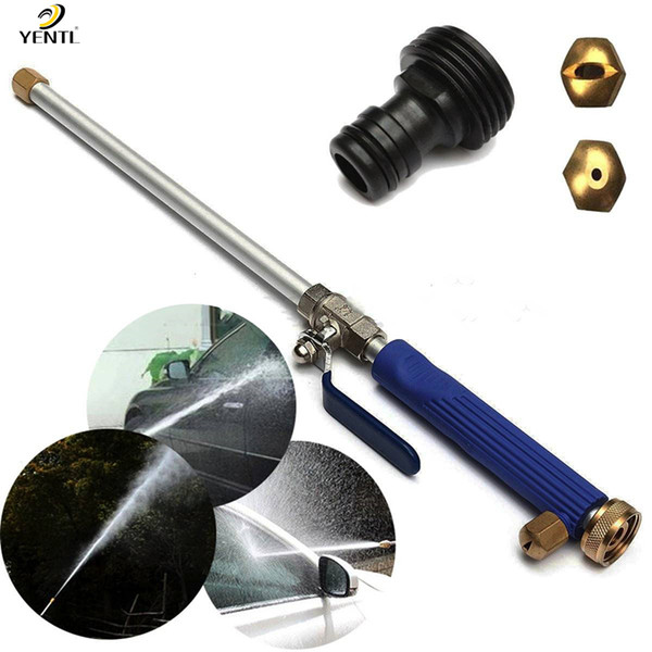 free shiping Alloy Wash Tube Hose High Pressure Power Water Car Garden Nozzle Gun 2 Spray Tips Jet Washer Nozzle Gun pistola de pressao