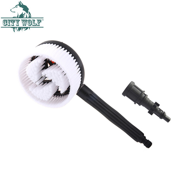 city wolf car washer Rotatable Circular Brush Connect With spray gun for Nilfisk Kew Alto high pressure washer car accessories