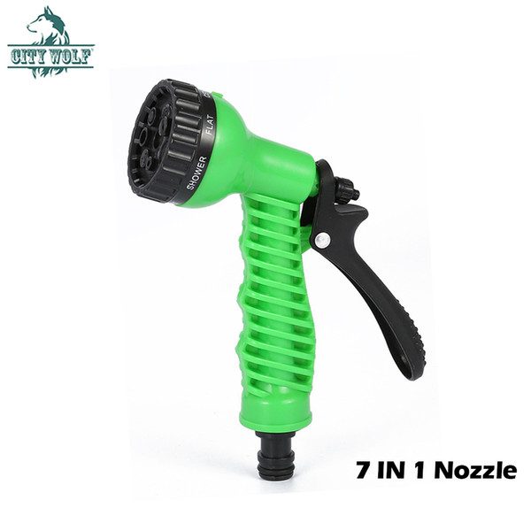 City wolf Garden Water Sprayers 7 Patterns Water Gun Household Watering Hose Spray Gun for Car Washing Cleaning Lawn Garden Watering