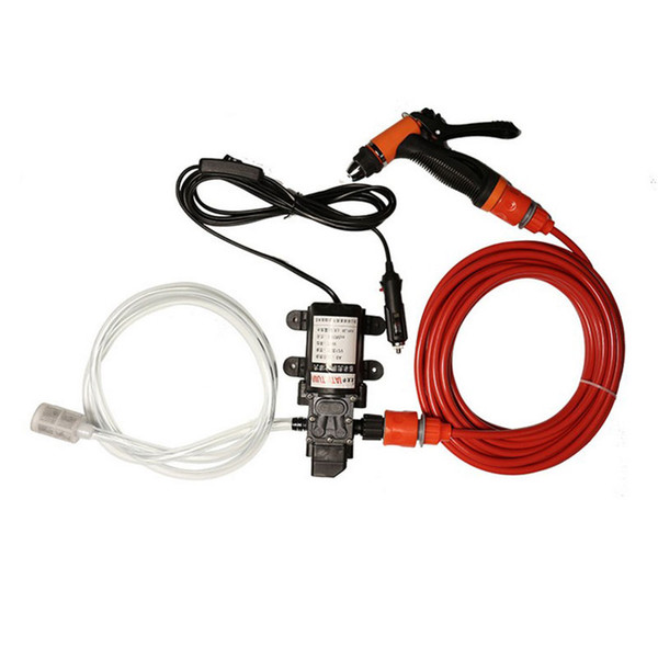 Wholesale- 70W 130PSI 6L/Min High Pressure Car Electric Washer Wash Pump DC 12V Clean Set