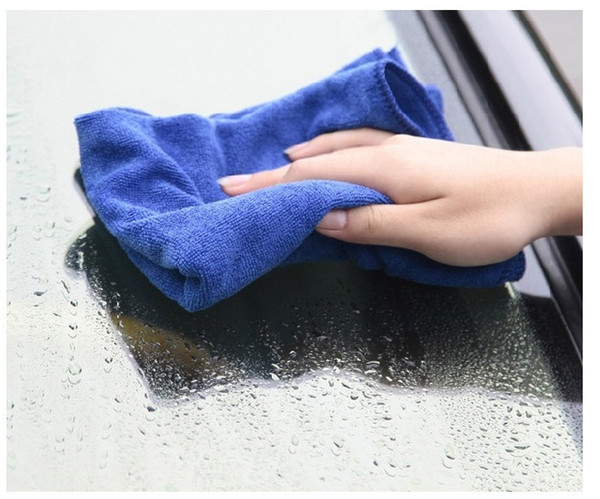 30*30CM towel blue nano microfiber car wash towel cleaning supplies car wash essential