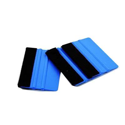 Car Vinyl Film wrapping tools Blue color 3M Scraper squeegee with felt edge size 10cm*7cm free shipping