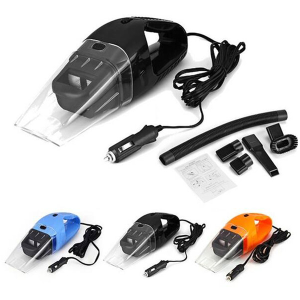 3 Color Portable Car Vacuum Cleaner - Multifunction Wet and Dry dual-use Super Suction 120W Car Vacuum Cleaner