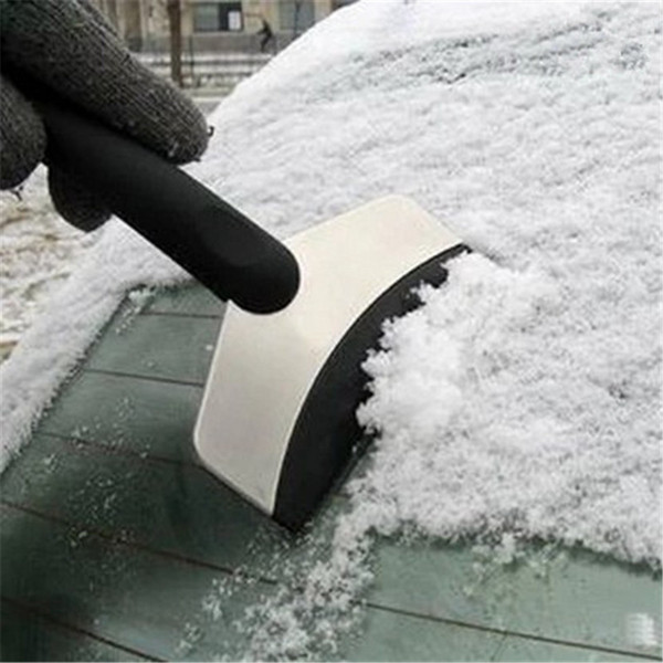 Stainless steel snow shovel Winter car deicing eradicate snow shovel Solid Ice Scraper